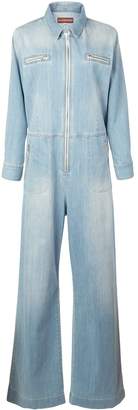 ALEXACHUNG Alexa Chung denim boiler suit ALEXACHUNG Alexa Chung denim boiler suit