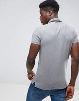 Thumbnail for your product : Hollister Polo Tipped Pique Icon Logo Slim Fit In Grey