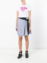 Thumbnail for your product : Comme des Garcons Play pink heart printed T-shirt
