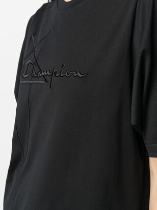 RICK OWENS X CHAMPION logo-print short-sleeved T-shirt