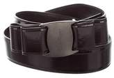 Thumbnail for your product : Ferragamo Black Leather Belt Black Black Leather Belt