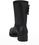 Thumbnail for your product : Roger Vivier Viv Run Buckle Rain Boots