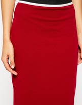 Thumbnail for your product : ASOS Pencil Skirt with Stripe Elastic Waistband