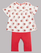 Thumbnail for your product : Autograph 2 Piece Printed Top & Leggings Outfit