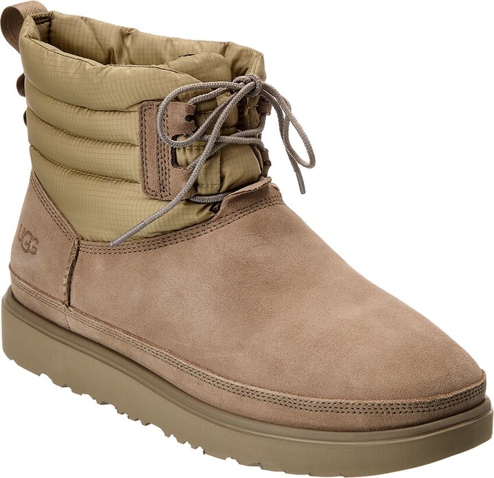 UGG Classic Mini Lace-Up Weather Suede Boot ShopStyle