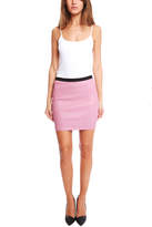 Thumbnail for your product : Helmut Lang Talc Leather Mini Skirt