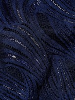Thumbnail for your product : Jonathan Simkhai Metallic Lace Strapless Bustier Ruffled Midi Dress