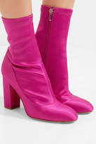 Thumbnail for your product : Sam Edelman Calexa Stretch-satin Sock Boots - Fuchsia