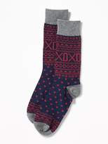 Thumbnail for your product : Old Navy Printed Statement Socks for Men