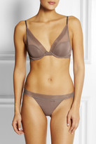Thumbnail for your product : Calvin Klein Underwear Icon stretch-satin thong