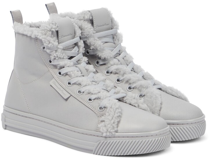 shearling lined sneaker boots