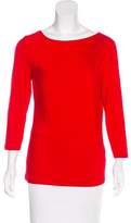Thumbnail for your product : Lafayette 148 Gathered Knit Top