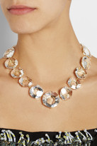 Thumbnail for your product : Ippolita Gemma Drama 18-karat gold quartz necklace
