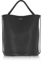 Thumbnail for your product : Jil Sander Black Large Leather Bucket Bag