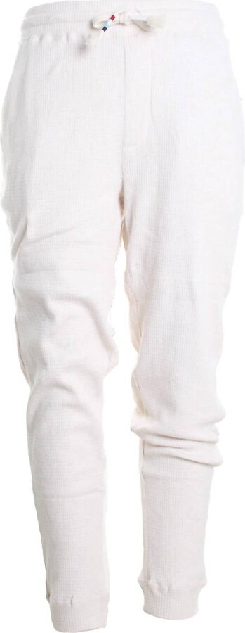 Sol Angeles Men's Charlie Thermal Joggers In White
