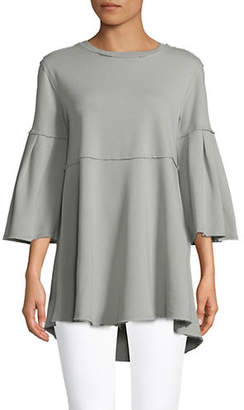 Calvin Klein PERFORMANCE Bell-Sleeve High-Low Tunic