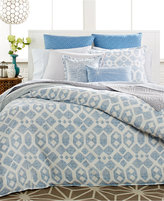 Thumbnail for your product : Bar III Modis Blue Full/Queen Duvet Cover