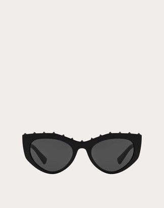 Valentino Cat-eye Acetate Sunglasses With Studs