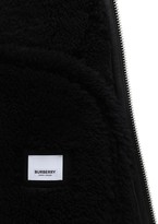 Thumbnail for your product : Burberry Bicolor Leather Biker Jacket