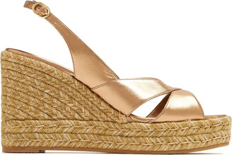 Stuart Weitzman Mirela II 80mm wedge espadrilles - ShopStyle