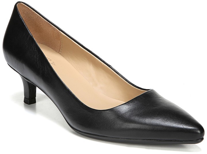 wide width kitten heel boots