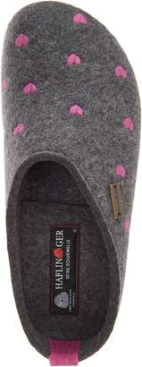 haflinger heart clogs