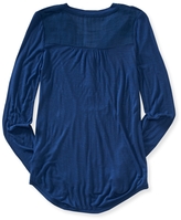 Thumbnail for your product : Aeropostale Long Sleeve Bib Henley