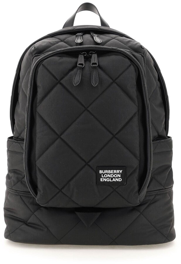 quilted cotton backpack