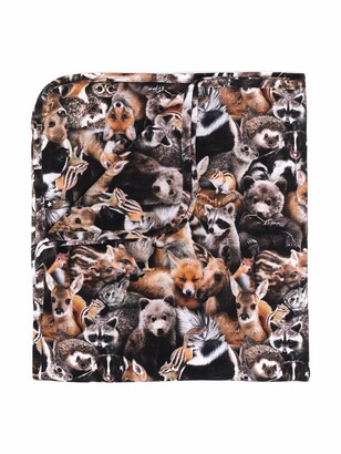 Molo Animal-Print Organic-Cotton Blanket
