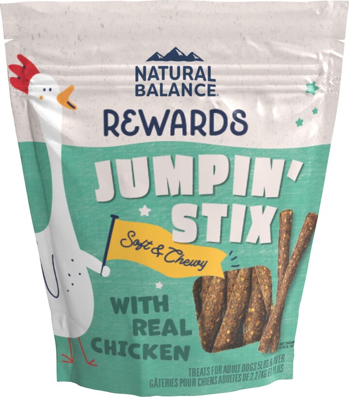 Natural Balance Rewards Jumpin' Stix with Real Chicken Dog Treats, 10-oz bag