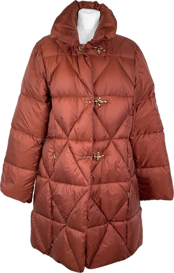 1stDibs Fay Burgundy Red Nylon Winter Padded Down Coat Size Xxxl