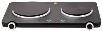 Westinghouse Double Electric Hotplate Black