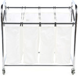 Thumbnail for your product : Whitmor Whitmor, Inc Canvas 4 Section Laundry Sorter