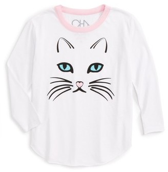 Chaser Girl's Kitty Graphic Tee