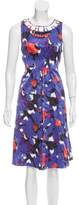 Thumbnail for your product : Magaschoni Printed Knee-Length Dress