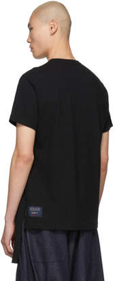 Yohji Yamamoto Black Diagonal T-Shirt
