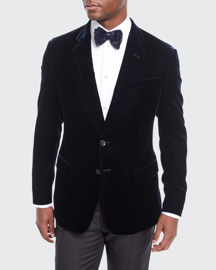 armani velvet jacket
