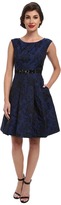 Thumbnail for your product : Eliza J Cap Sleeve Fit and Flare w/ Pleated Skirt