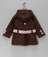 Thumbnail for your product : Western Chief Brown Frenchy French Raincoat - Toddler & Girls