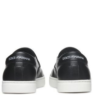 Dolce & Gabbana Designers Patch Slip-on Sneakers