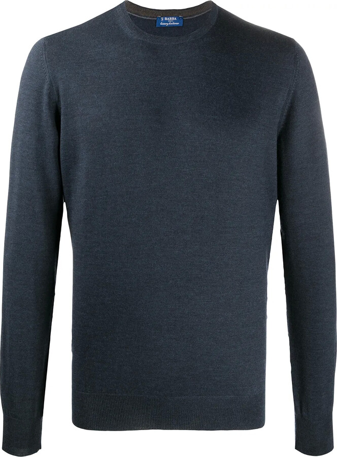 Barba Crew Neck Wool Jumper