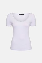 Thumbnail for your product : Karen Millen Lace Essential Jersey T-shirt