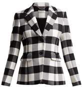 Thumbnail for your product : Altuzarra Fenice Wool-blend Blazer - Womens - Black White