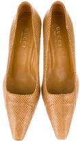 Thumbnail for your product : Gucci Snakeskin Pumps