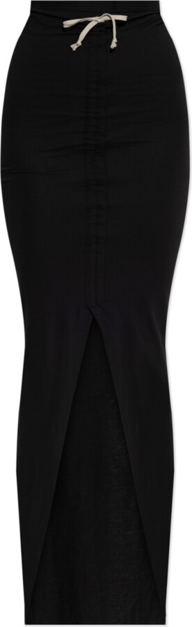 Rick Owens Skirt `Spft Edfu`  - Black