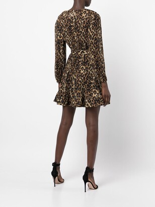Milly Liv leopard-print mini dress