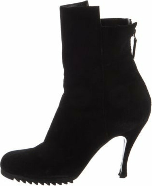 balenciaga suede boots