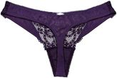 Thumbnail for your product : Montelle Intimates Keyhole Sheer Lace Thong Panty 9224