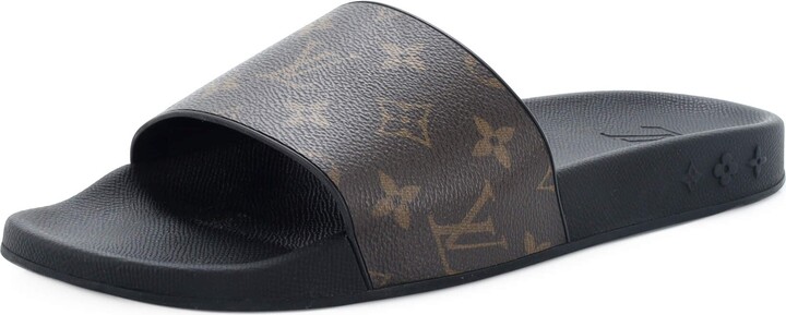 Louis Vuitton Black Slides Men - LVLENKA Luxury Consignment