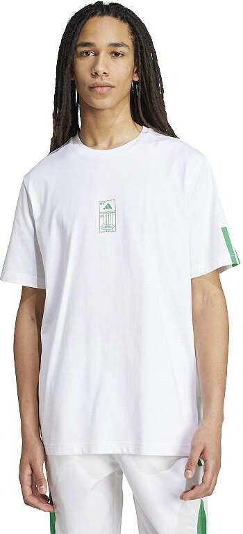 Mens adidas Stadium Ticket Loose Graphic Sportswear T-Shirt